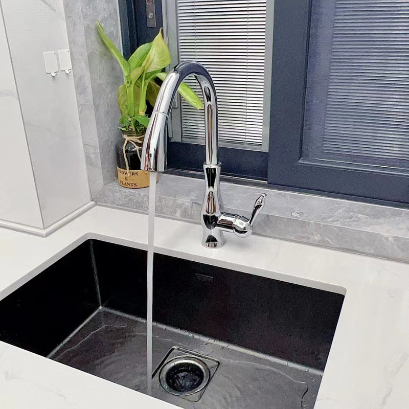 Copper Pull-Out Kitchen Faucet - Retro Classic Style, Multiple Finishes