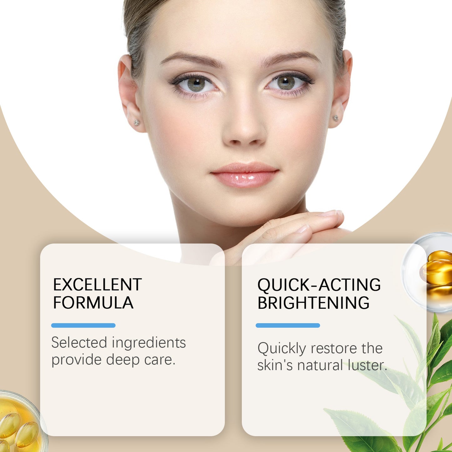 Firming Facial Serum - Hydrating Essence with Green Tea & Avocado Oil 30ml