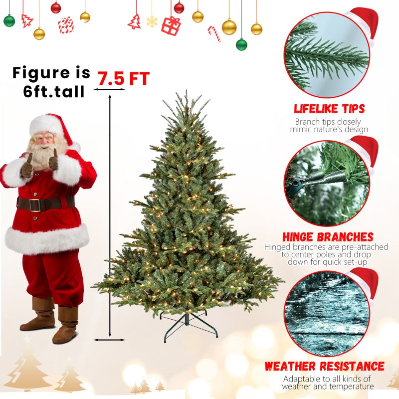 Artificial Christmas Tree - PE/PVC Mixed, Multiple Heights