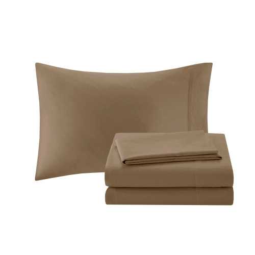 12-Piece Comforter Set with Cotton Bed Sheets - Black Queen