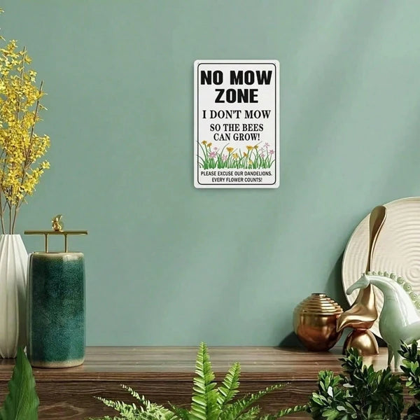 Metal Tin Sign Wall Decoration - 20cm x 20cm