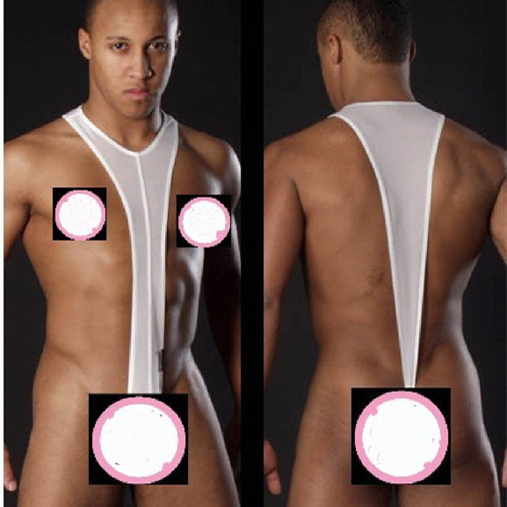Unisex One-Piece Underwear for Adults - White & Black, One Size