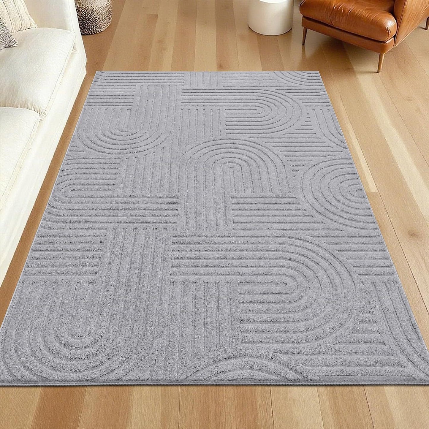 Minimalist Cashmere-Feel Home Rug - Modern European Style Carpet