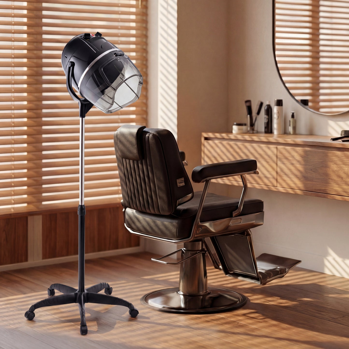 Portable Salon Standing Hair Dryer with Temperature Control
