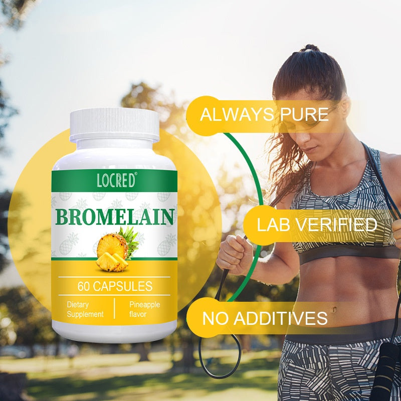 Bromelain Capsules, 60 Pieces