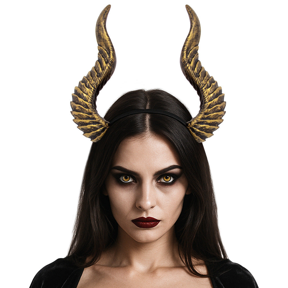 Devil Horn Headband Hair Accessory - Halloween Costume Prop
