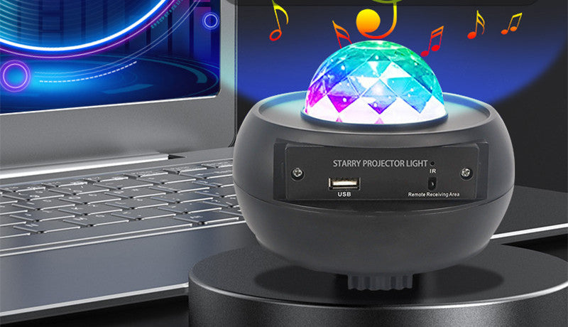 LED Starry Sky Projection Light with Voice Control for Indoor Decor