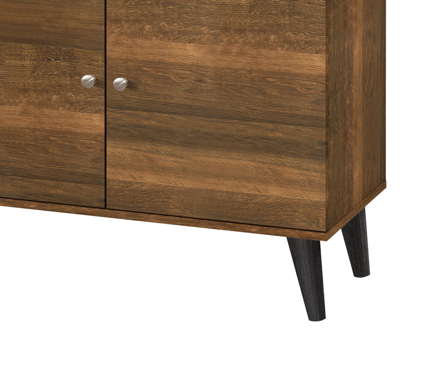 Amidon TV Stand For TVs Up To 63 , With 2 Storage Shelves& 1 Cabinet,