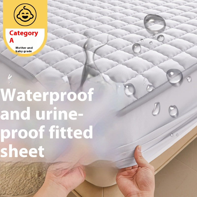 Waterproof Fitted Sheet for Child and Maternal Use - Leakproof, Bed Protection