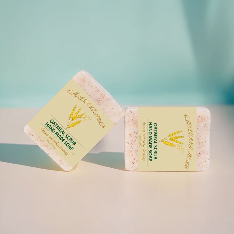Oat Frosted Bar Soap - 100g Body Care for Sensitive Skin