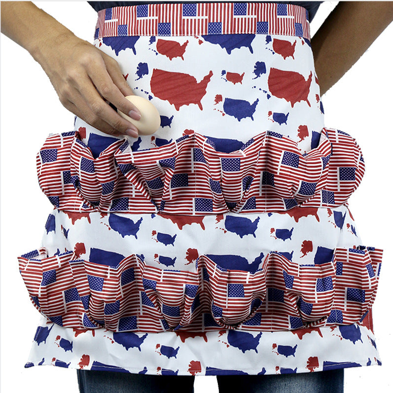 Unisex Kitchen Apron with Cartoon Design - Multiple Colors