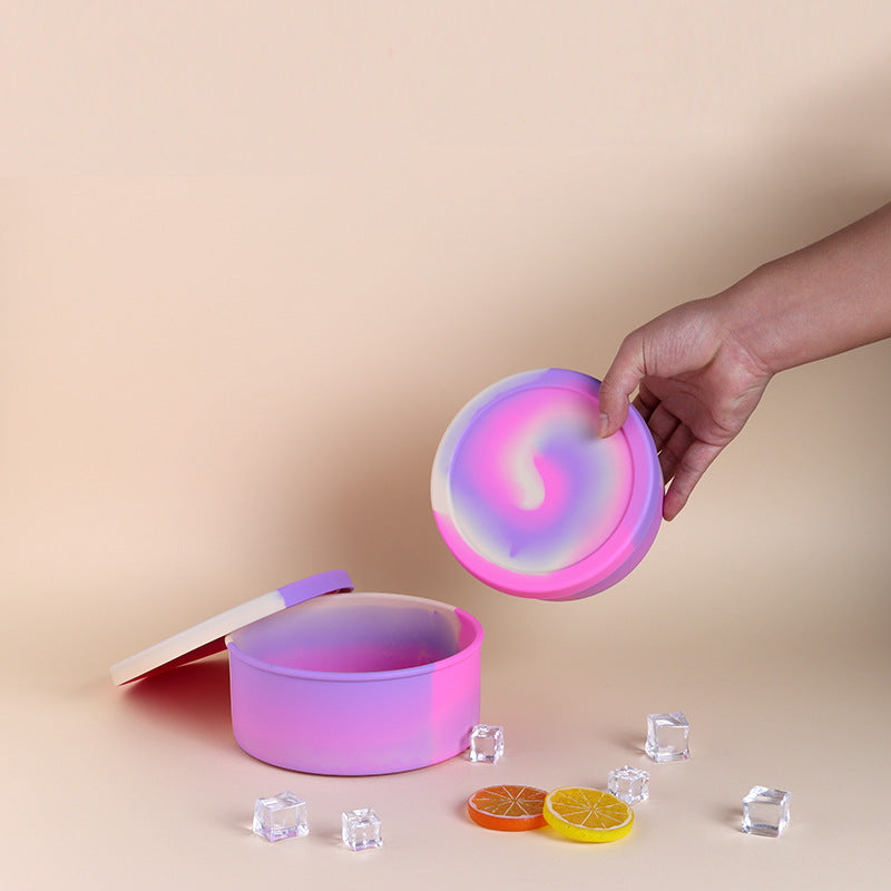 Silicone Refrigerator Crisper Box - Portable Food Storage Container for Home and Office