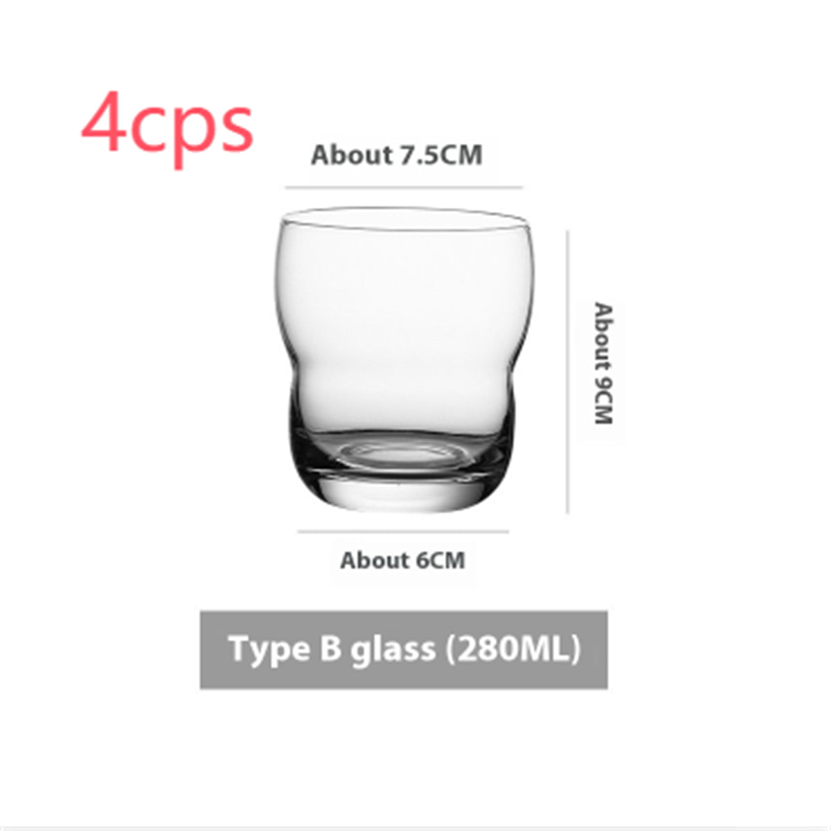 Simple Ins Style Handmade Crystal Glass Goblet - Multiple Variants