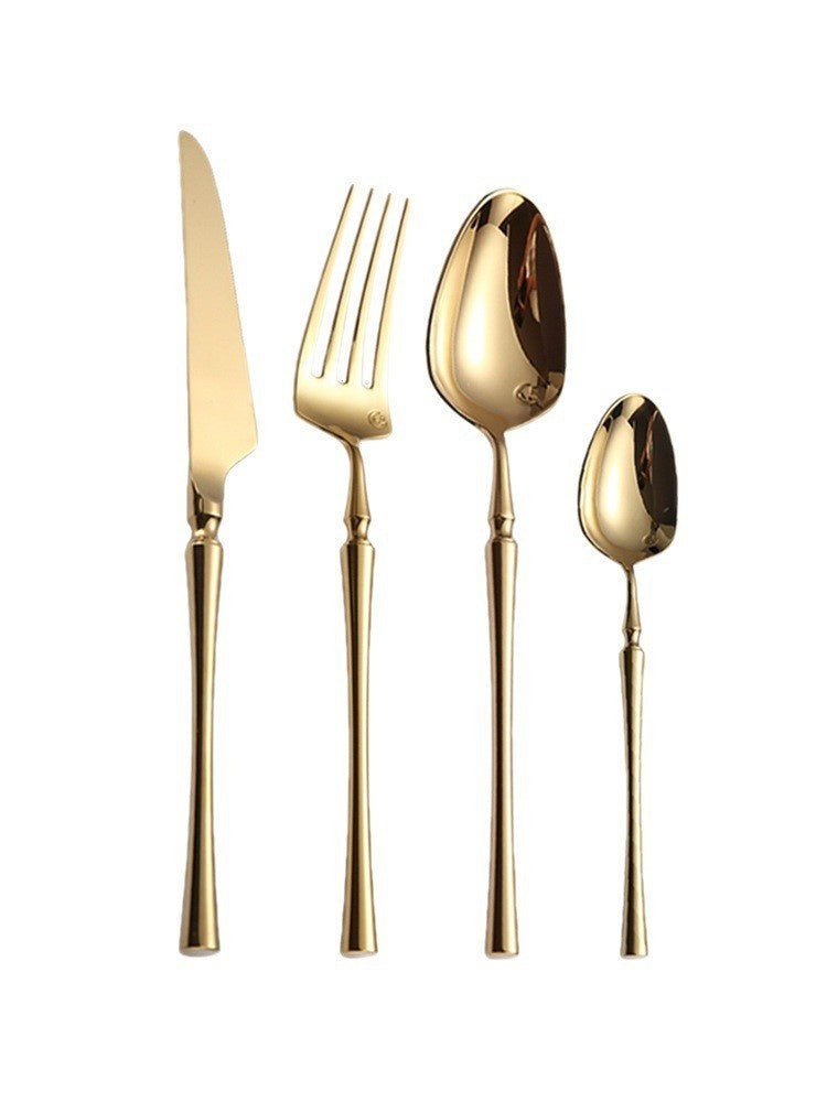 Stainless Steel Tableware Set - Knife Fork Spoon Flatware Utensils