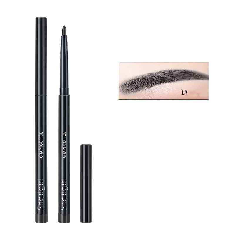 Auto-Rotating Eyebrow Pencil and Eyeliner Pen Set for Precise Makeup - 12 pcs