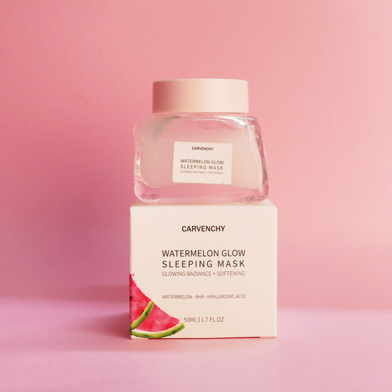 Hydrating Watermelon Sleeping Mask - Moisturizing Brightening Facial Care 50ml