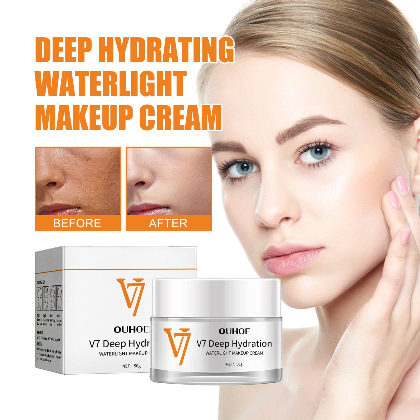 Moisturizing & Brightening Toning Cream with Collagen & Niacinamide