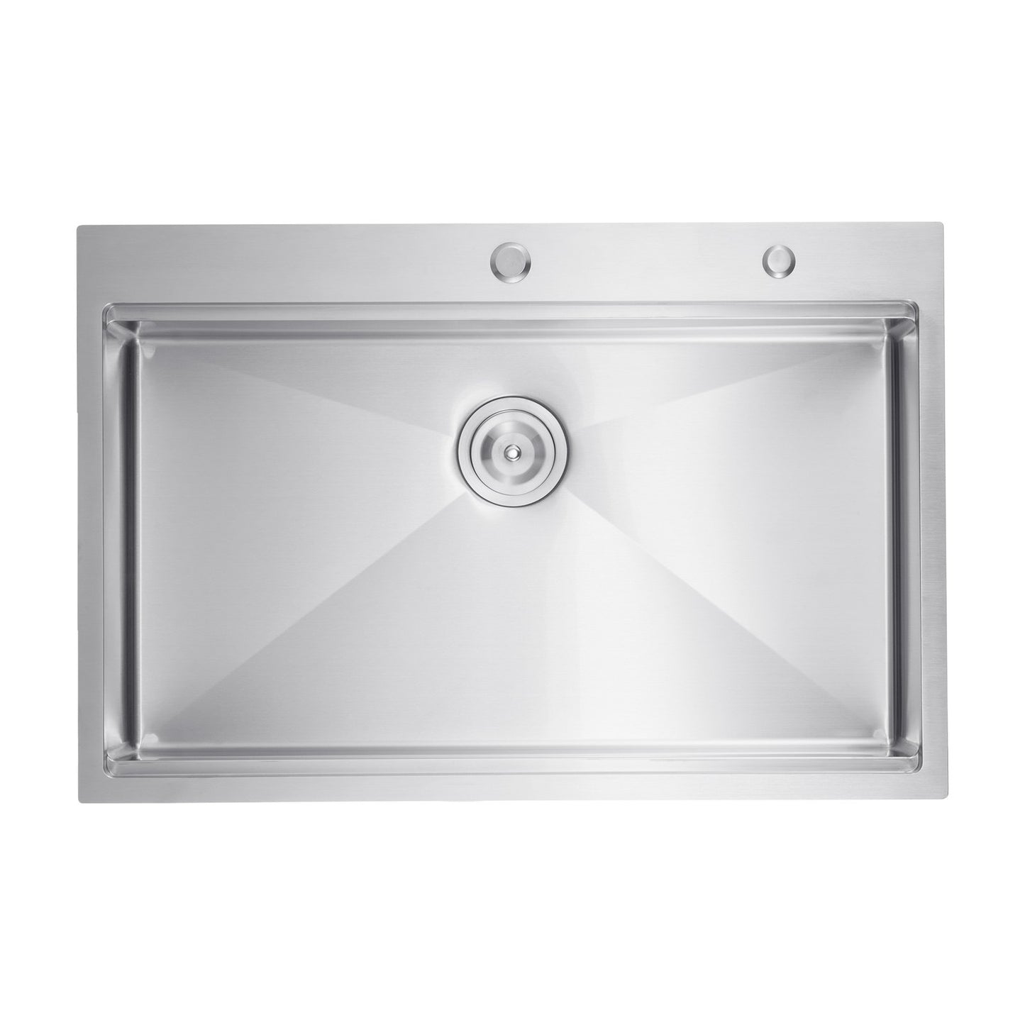 33-Inch Stainless Steel Drop-In Kitchen Sink - Single Bowl
