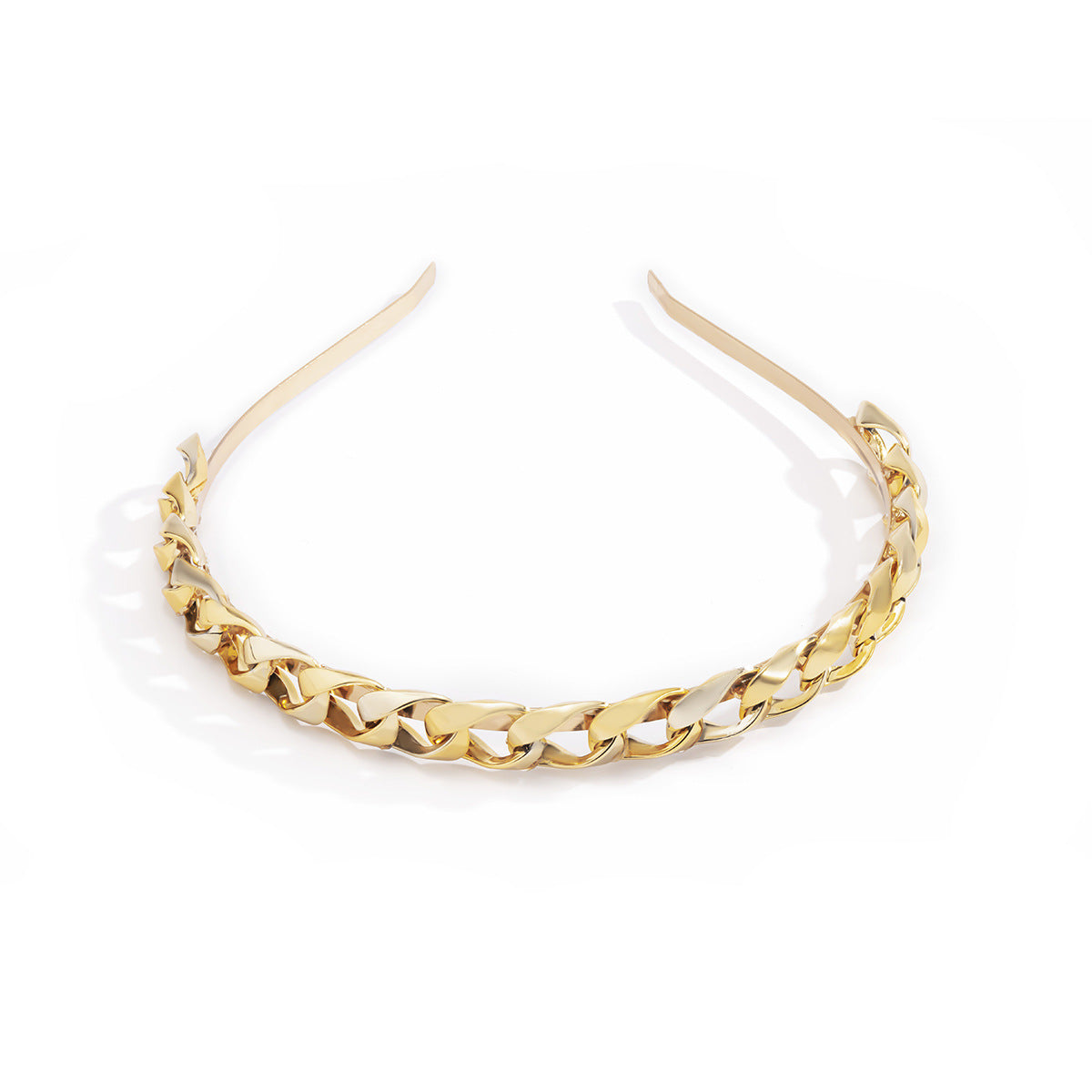 Gold Twist Chain Headband