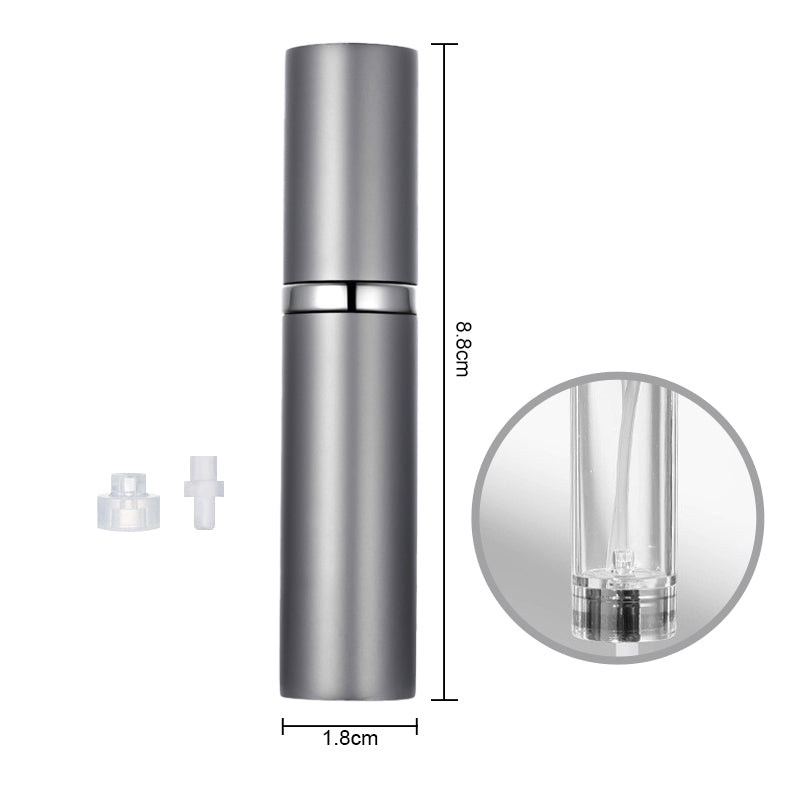 Portable Perfume Sprayer Bottle Set - Refillable Travel Atomizer with 9ML Capacity