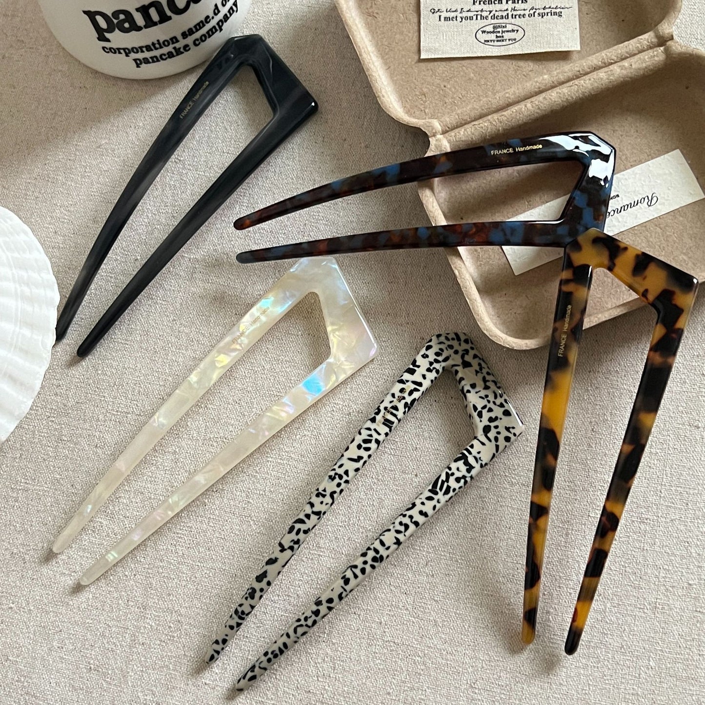 U-Shaped Irregular Hairpin for Updos - Stylish Hair Accessories