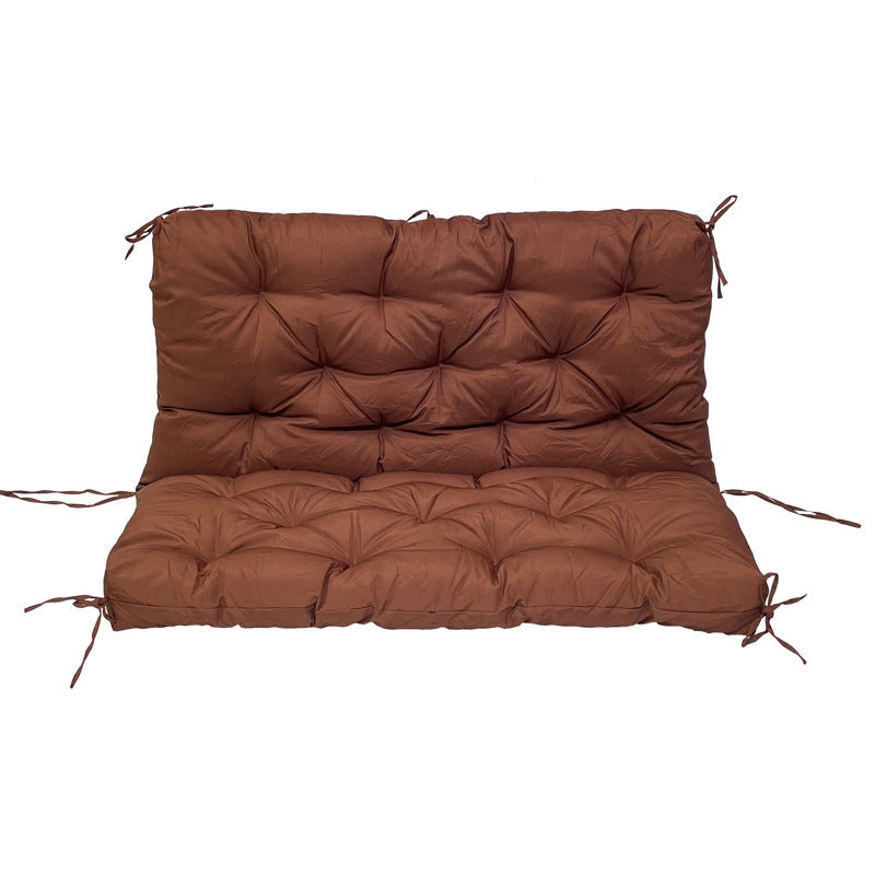 Outdoor Swing Cushions 2-3 Seater Waterproof Bench Pad with Anti-Slip Straps - Multiple Colors