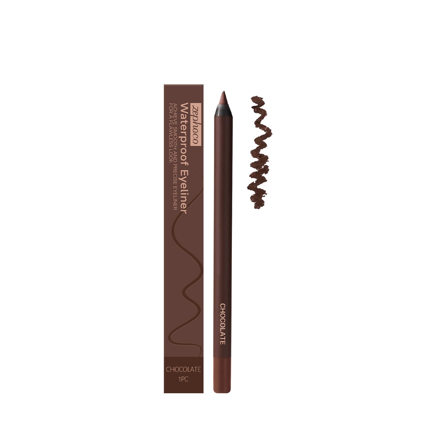 Waterproof Chocolate Eyeliner - Long-Lasting Makeup for Eyes 30ml