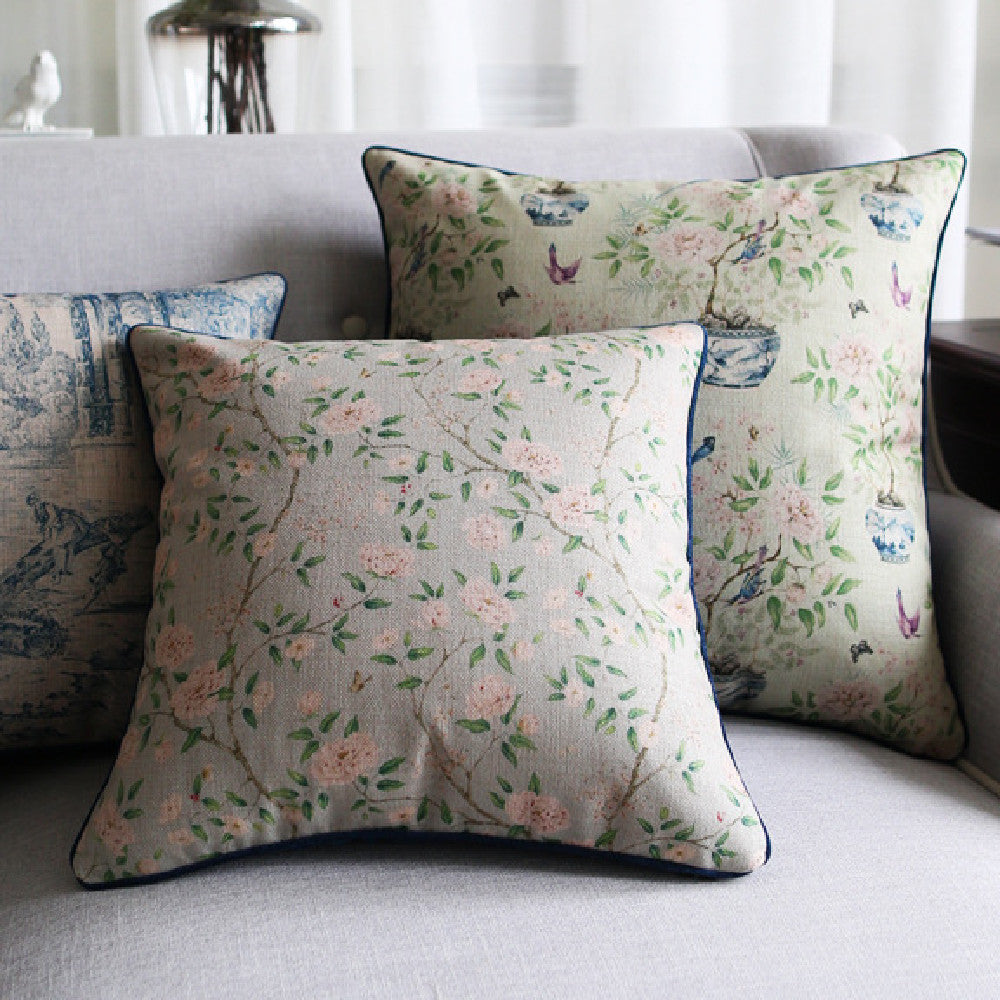 Home Sofa Cushion Cover 45x45cm Floral Pattern Multiple Styles