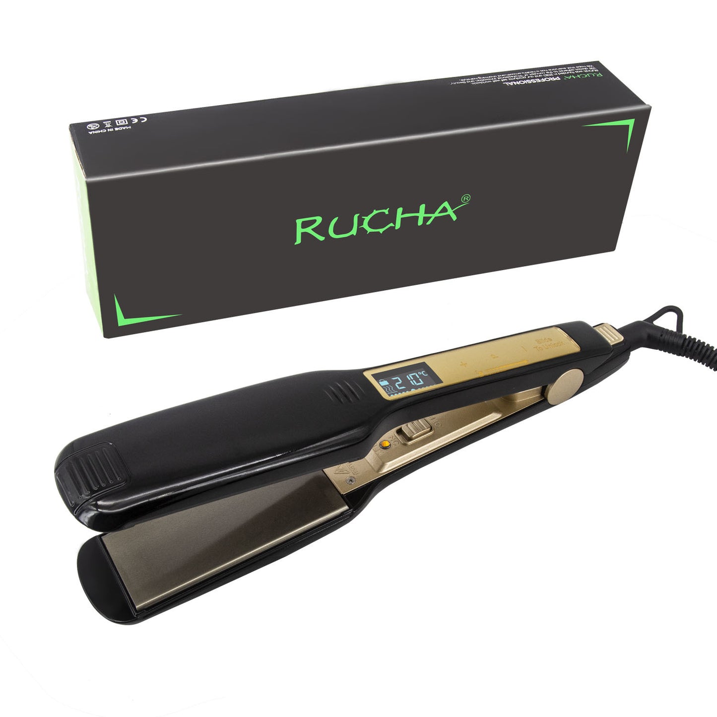 Electric Hair Straightener for Hair Salon Styling - Wired, 80W Power