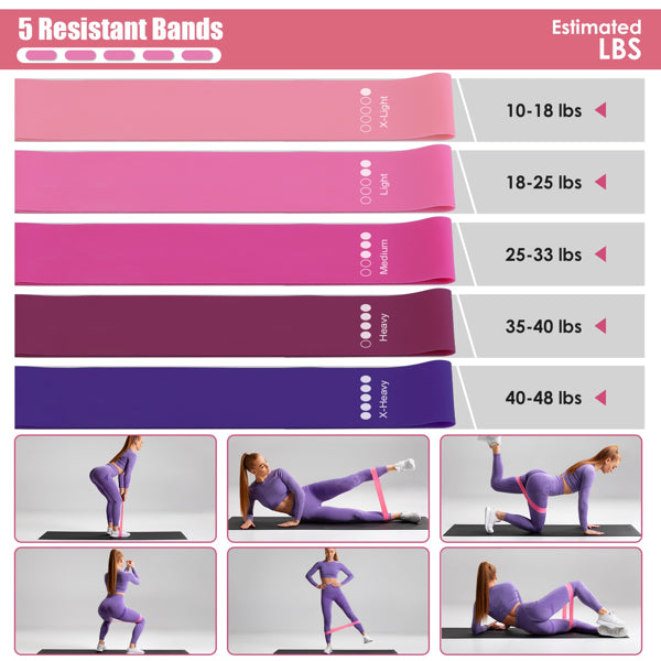 14-Piece Pilates Kit - Resistance Bands, Yoga Ball & Carry Bag