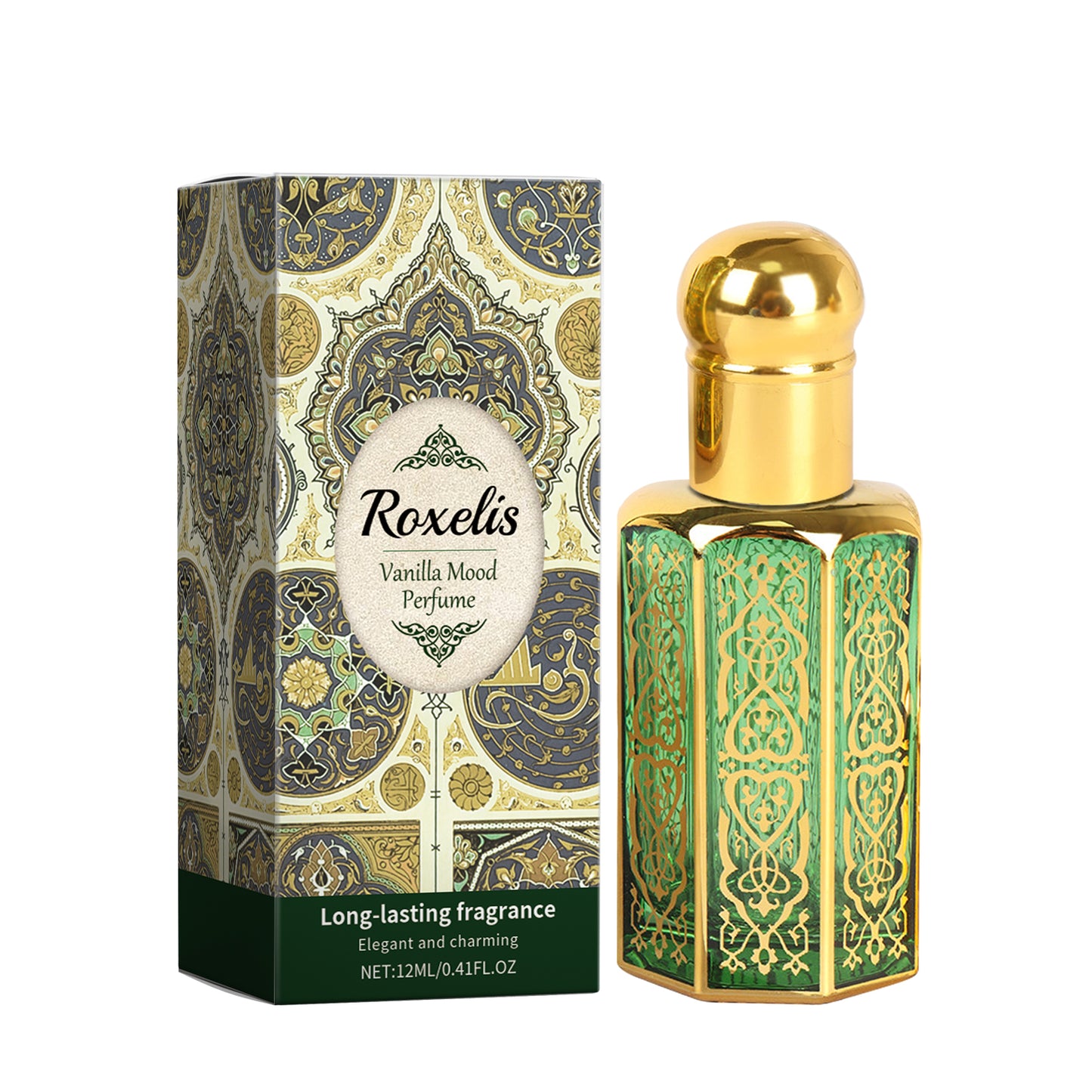 Vanilla Mood Arabian Roll-On Perfume Oil - 12ml Floral Vanilla Fragrance