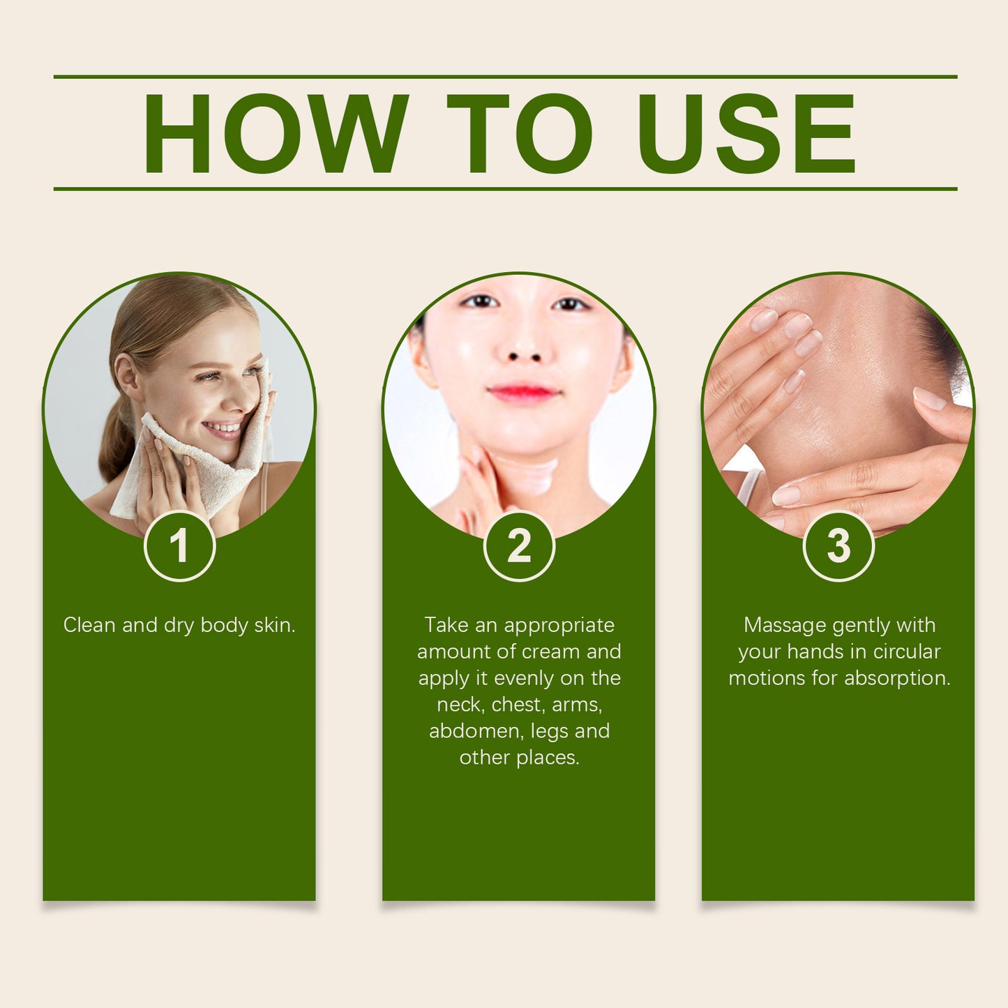 Firming Body Cream with Hyaluronic Acid - Moisturizing & Skin Tightening