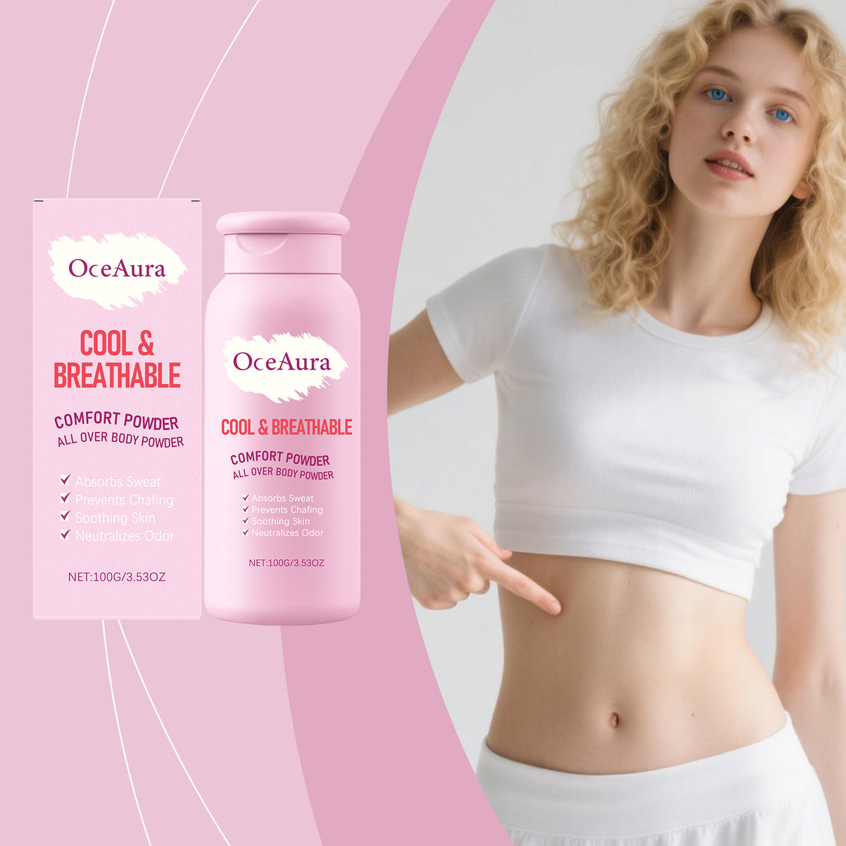 Dry and Refreshing Body Powder - 100g