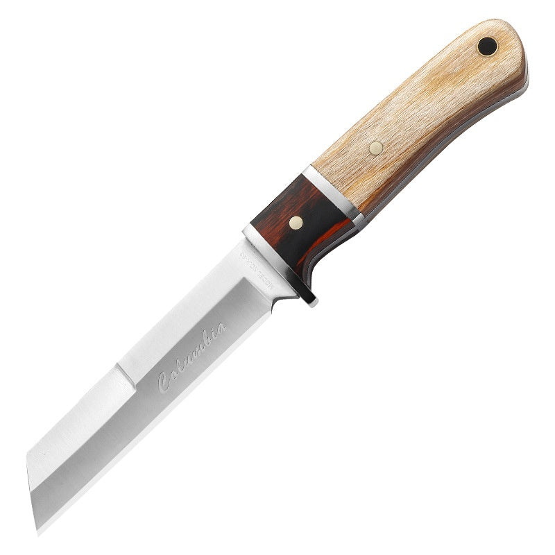 High-Hardness Steel Outdoor Camping Survival Knife - Portable Sharp Special Battle Straight Knife