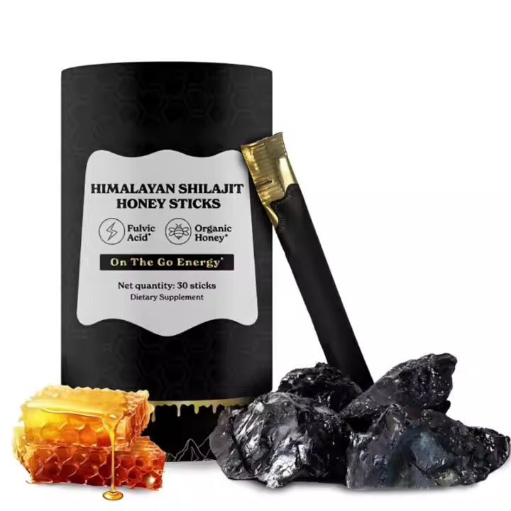 Honey Sticks with Shilajit - Dietary Supplement, 30 Count