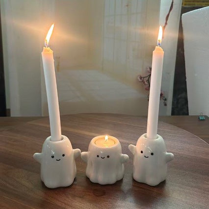 Ceramic Candle Holder - Elegant Home Decor & Table Centerpiece