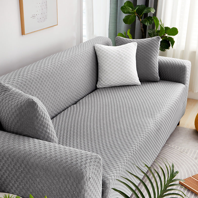 Universal Sofa Cover All-Season Thick Solid Color Couch Protector
