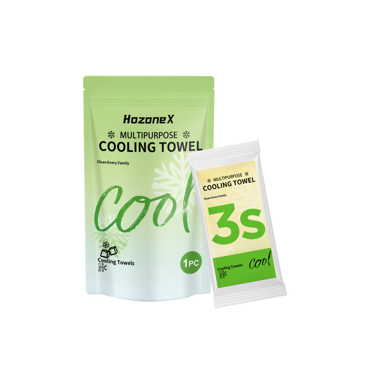Multipurpose Cooling Towel - Reusable Cooling Cloth for Sports & Outdoor Use