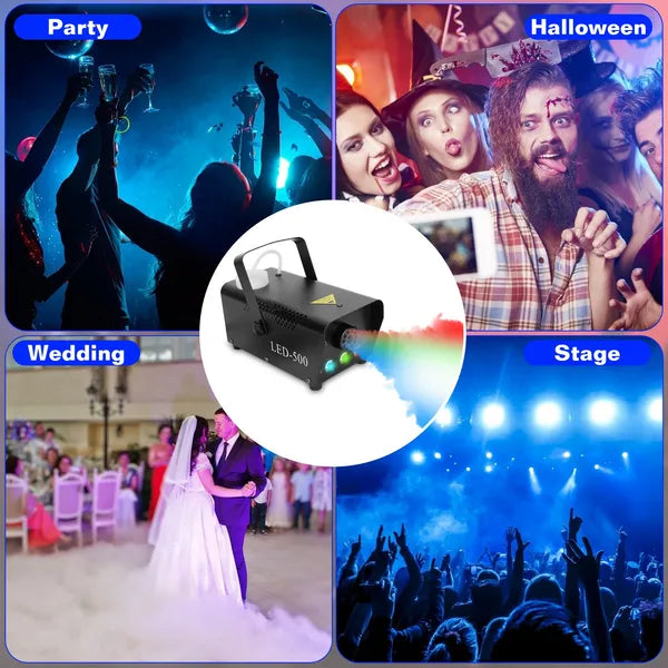 400W RGB LED Fog Machine with Remote Control for Parties