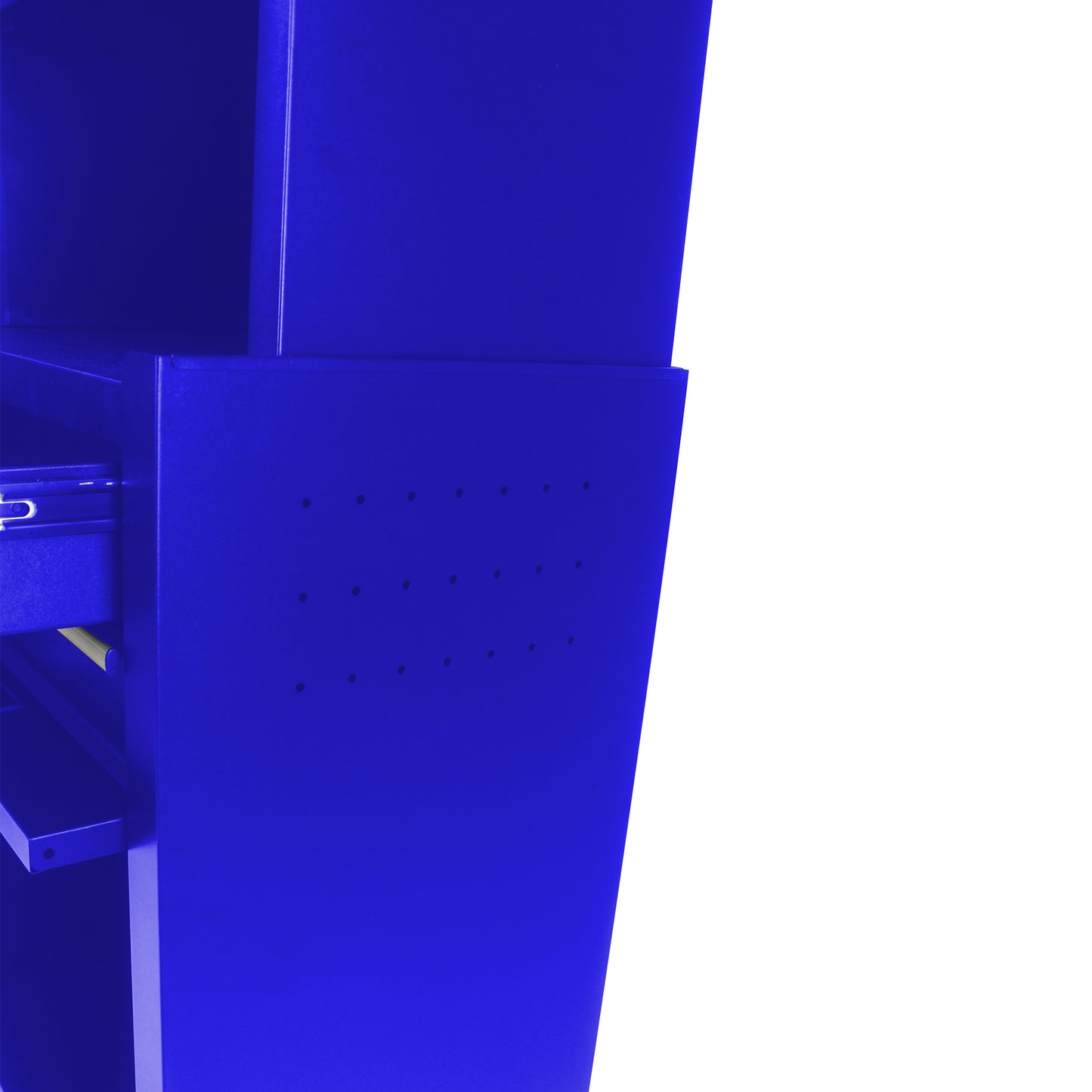 High Capacity Rolling Metal Tool Storage Cabinet with 6 Drawers - Blue