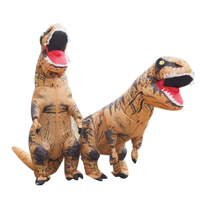 Inflatable Dinosaur Suit for Stage & Party Performance - Adult Yellow