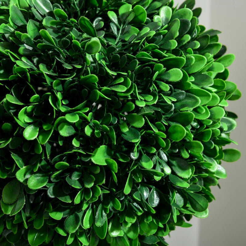 3ft Artificial Boxwood Tree with Sandalwood Leaves and Pot - Indoor Outdoor Topiary