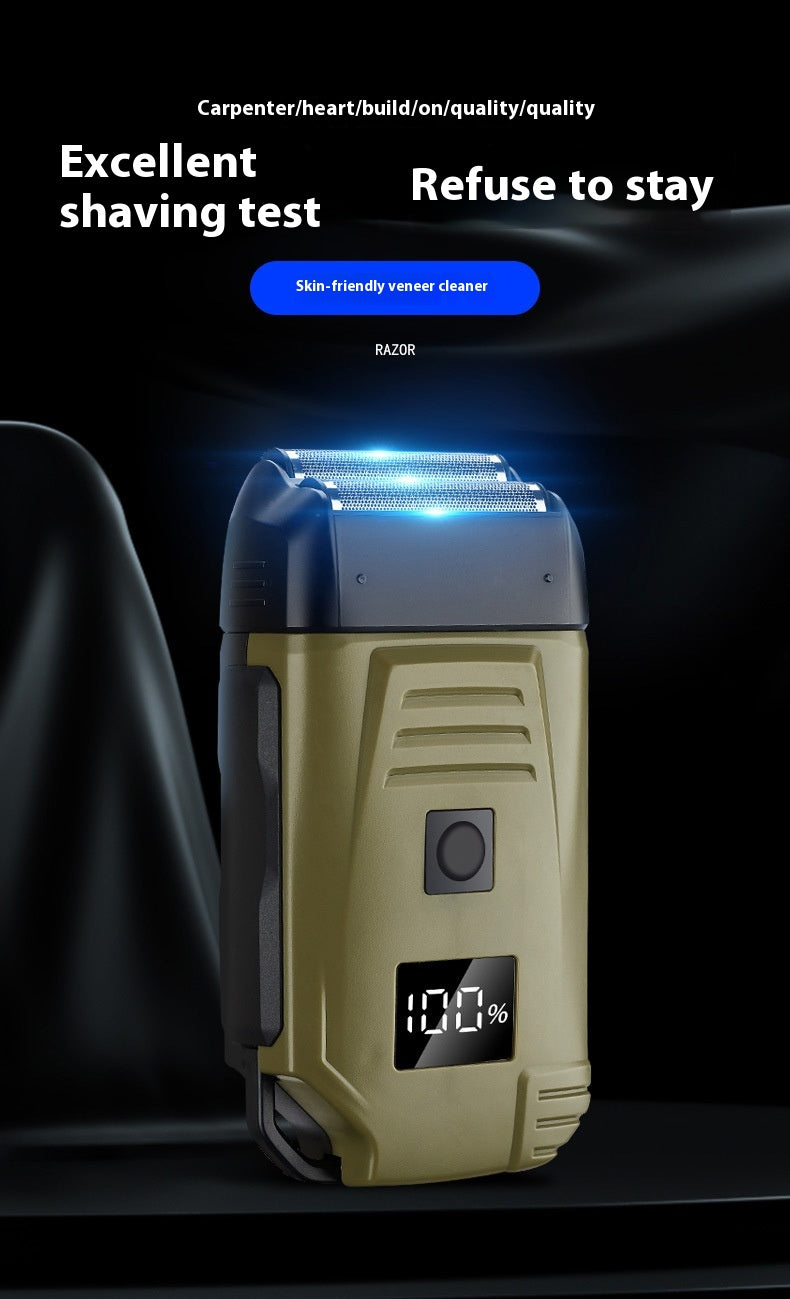 Reciprocating Electric Shaver Head - Army Green