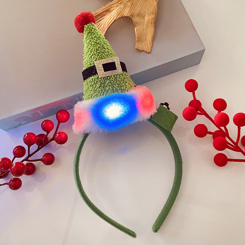Christmas Light Headband for Women – Snowflake & Holiday Styles