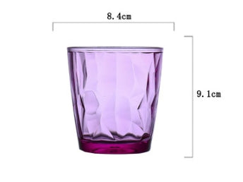 Acrylic Restaurant Tea Cup - Transparent Octagon Drinkware, Shatter-Resistant
