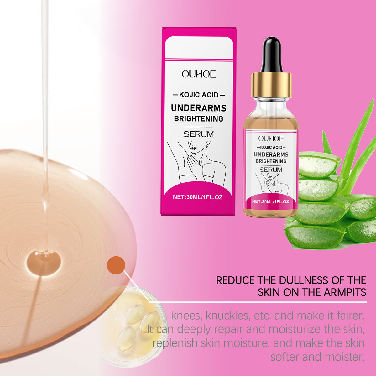 Mild Ingredients Brightening Skin Smooth Rejuvenation Moisturizing