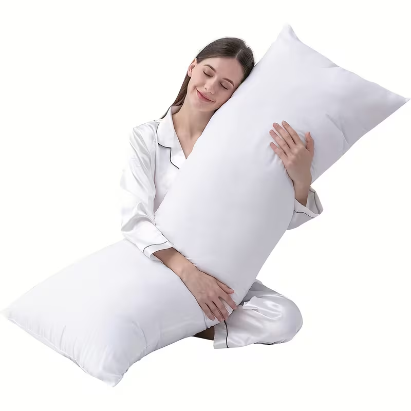 Ergonomic Full-Body Pillow - Extra Long 20x54 Inch for Side Sleepers