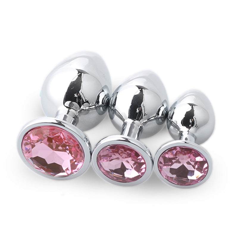 Metal Anal Plug Set - Adult Leisure Toys for Backdoor Stimulation