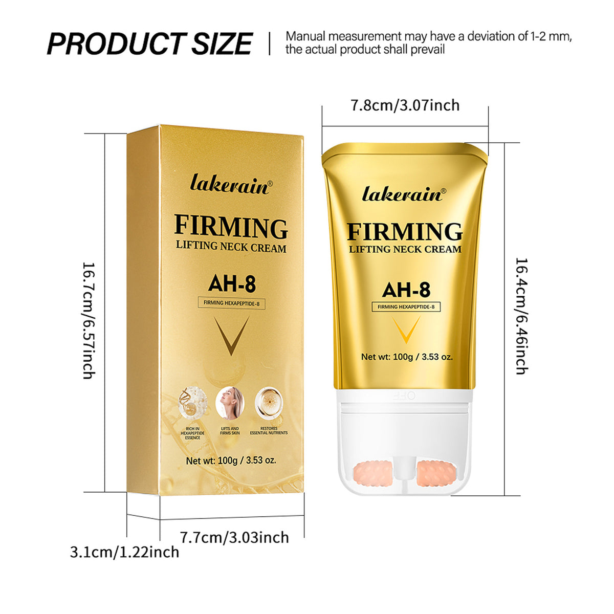 Nourishing Neck Cream - 100g Moisturizing Skin Care for Neck & Décolletage