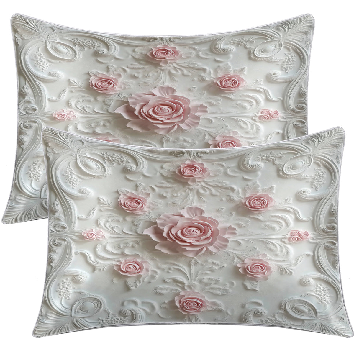 Soft Satin Pillowcases - Silky Smooth & Skin Friendly - 2pcs